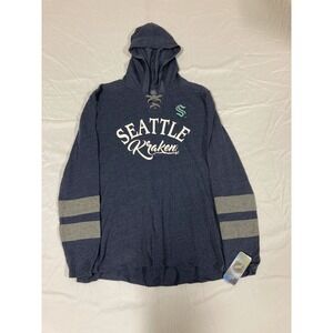Seattle Kraken Fanatics Pullover Hoodie NHL Hockey Sports Women's Size Large